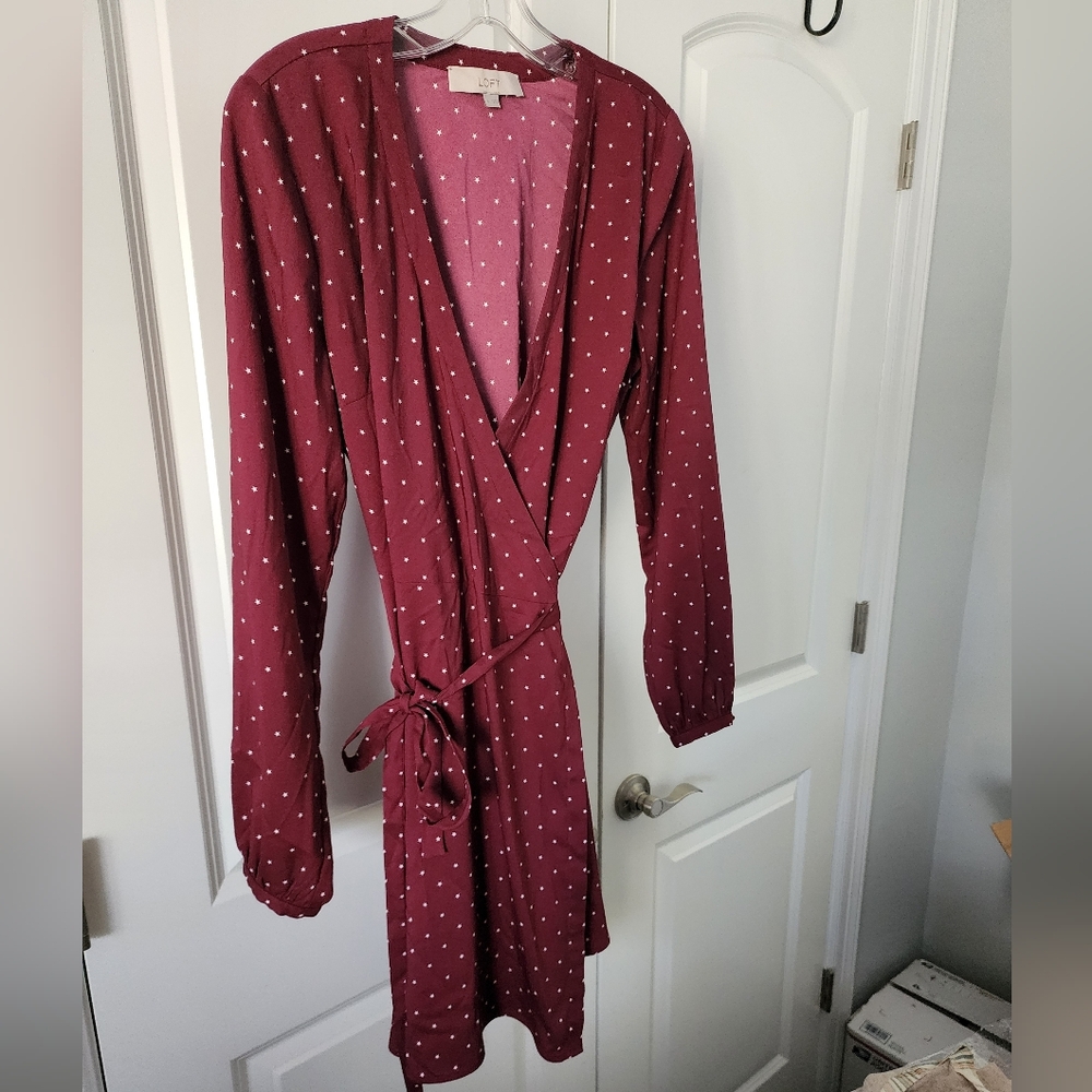 Never Worn Loft Wrap Dress